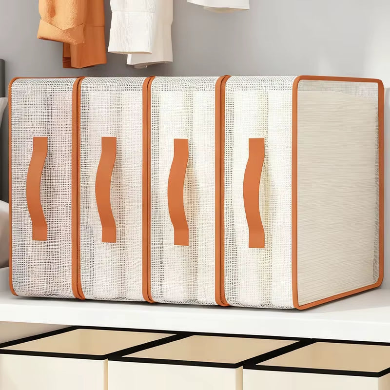 4 Pcs Bed Sheet Storage Bags Transparent Clothes Blankets Packing Box Waterproof Clear Bedding Underbed Drawer Storage Bag