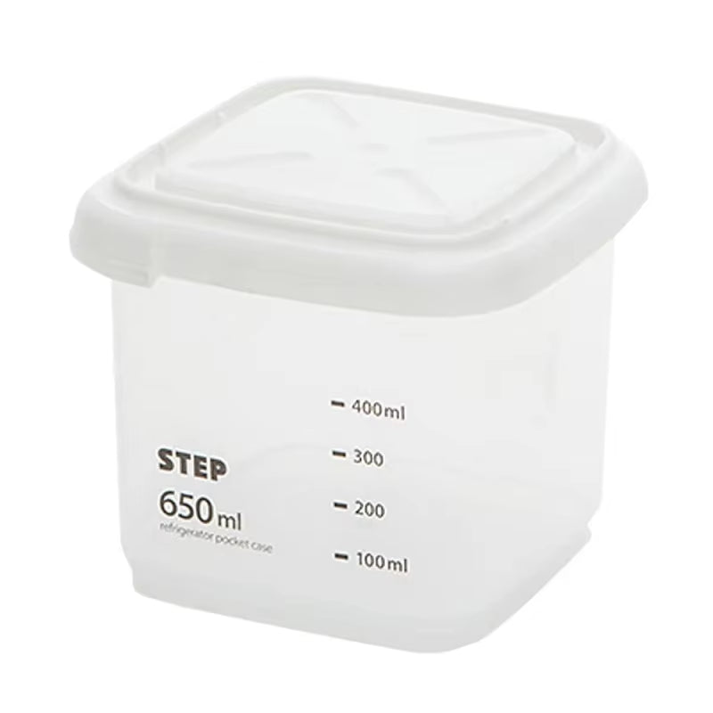 Plastic Sealed Cans Kitchen Storage Box Transparent Food Canister Keep Fresh New Clear Container in Different Capacity