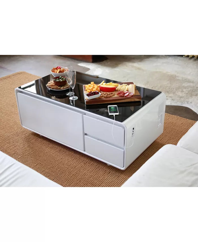 Smart Storage Coffee Table with Refrigerated Drawer