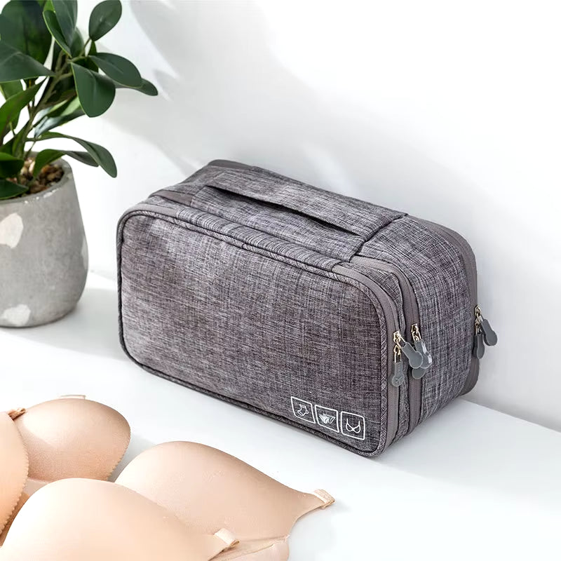 Underwear Storage Bag Travel Bra Organizer Women Men Socks Cosmetics Clothes Pouch Stuff Goods Accessories Supplies Products