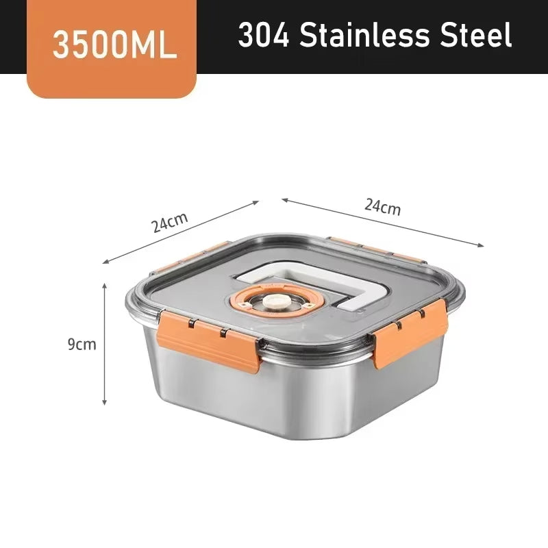 Vacuum Food Storage Box Fresh-Keeping Canister Sealed Storage Container Large Capacity Food Dispenser Kitchen Storage Box