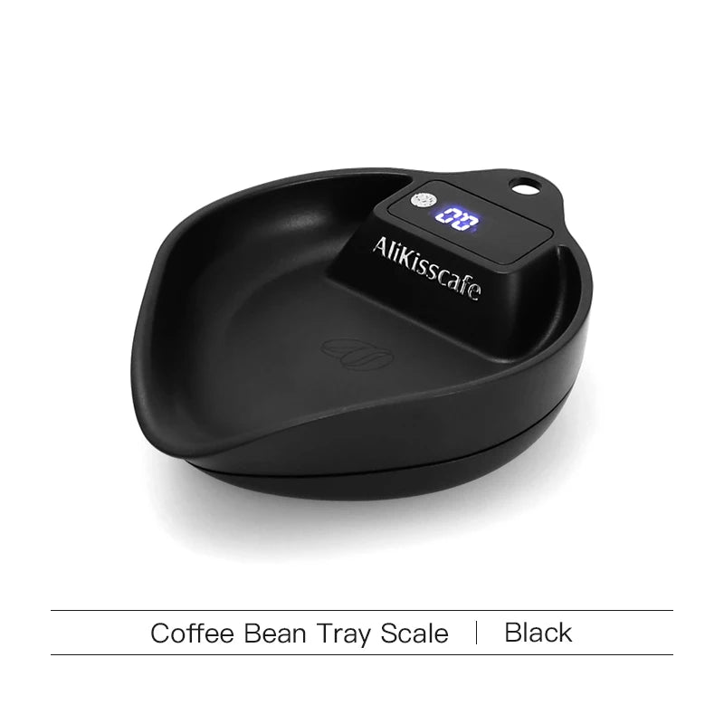 Coffee Scale Electronic Bean Measuring Scale ABS Espresso Weighing Display Tray Spray 0.1G Kitchen Barista Accessory