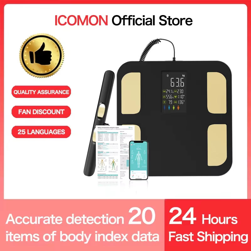 Smart Bioimpedance Scale New Smart Body Composition Scale Digital Scale Body Fat Weight Scale Balance Bioimpedance Scale