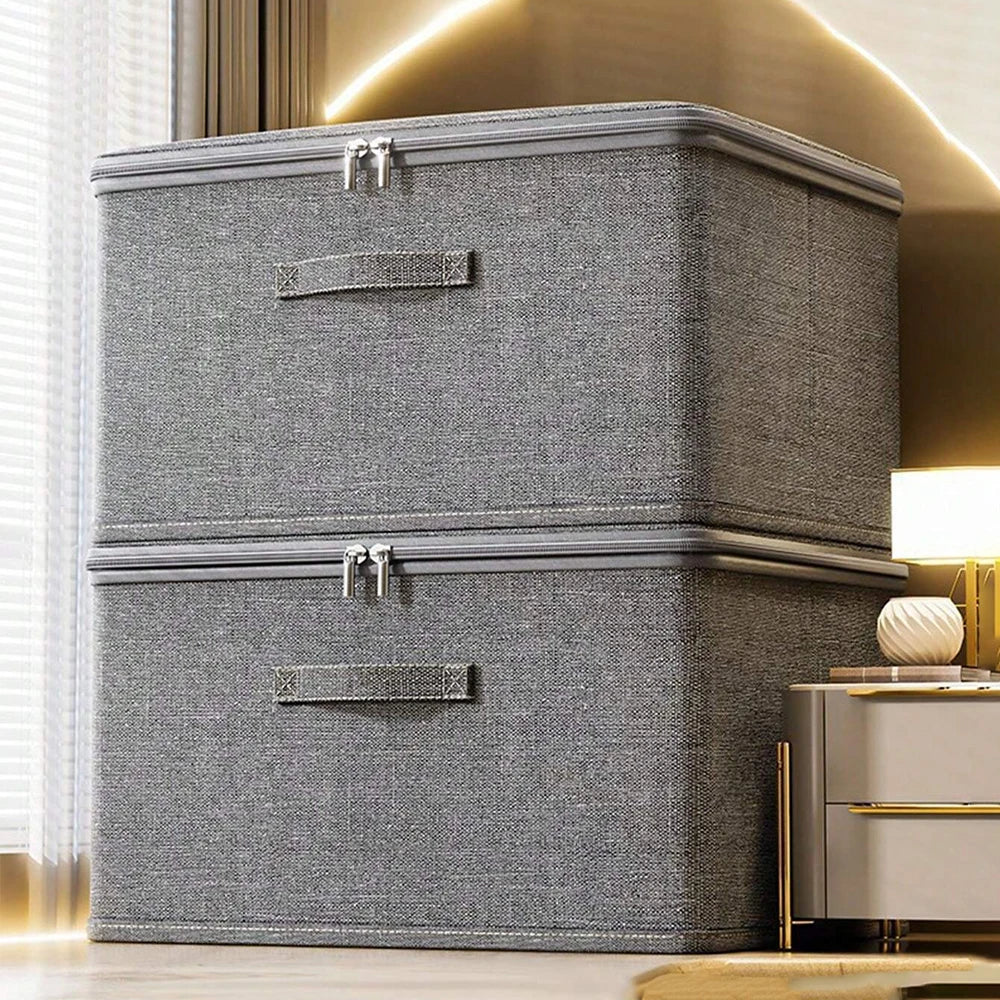 1PCS Folding Clothes Organizer , Large Capacity Quilt Organizer Multifunctional Bra Organizer Lingerie Oxford Cloth Divider