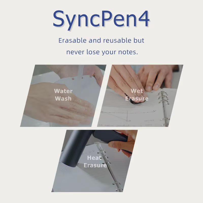 Syncpen4 Erasable Reusable Smartpen Set Smart Notebook Intelligent and Precise Writing System Supports Offline Storage