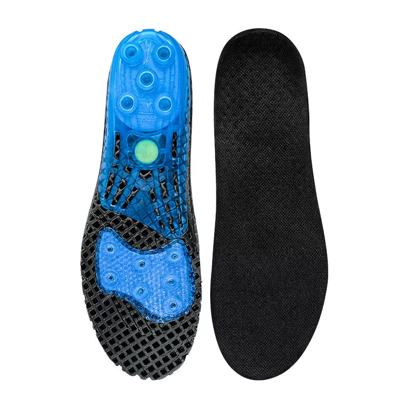 Running Sport Basketball Insoles Silicone EVA Insoles Silicone Shoes Pads for Plantar Heel Shock Absorption Pads Soles Insert
