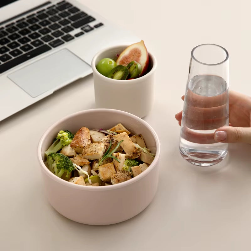 700ML 250ML round Silicone Lunch Box Refrigerator Fresh-Keeping Box Microwave Dishwasher Safe Food Storage Container with Lid