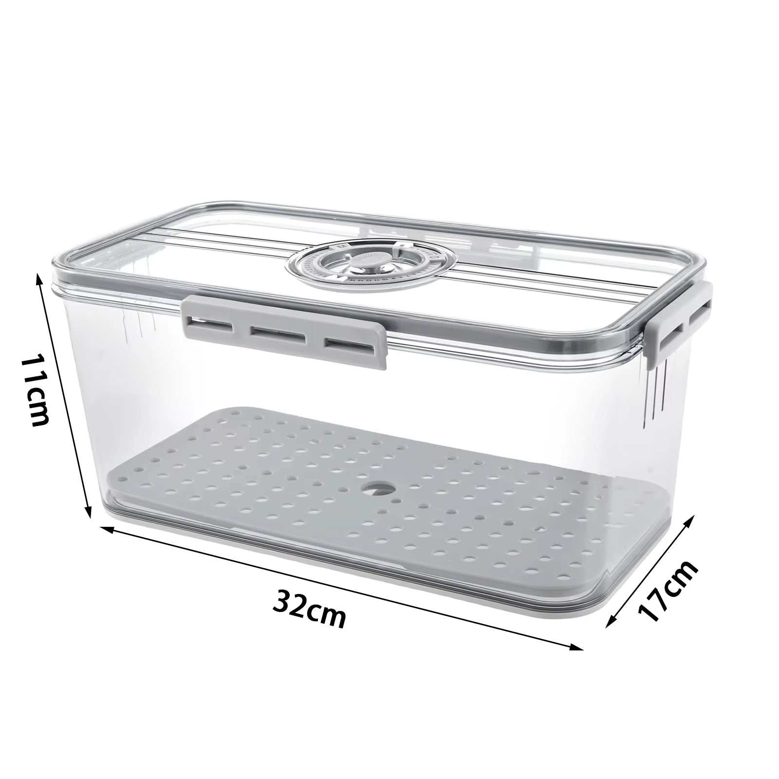Bread Preservation Box Sealing Bread Toast Storage Container Kitchen Food Keep Fresh Organizer with Snap Time Recording