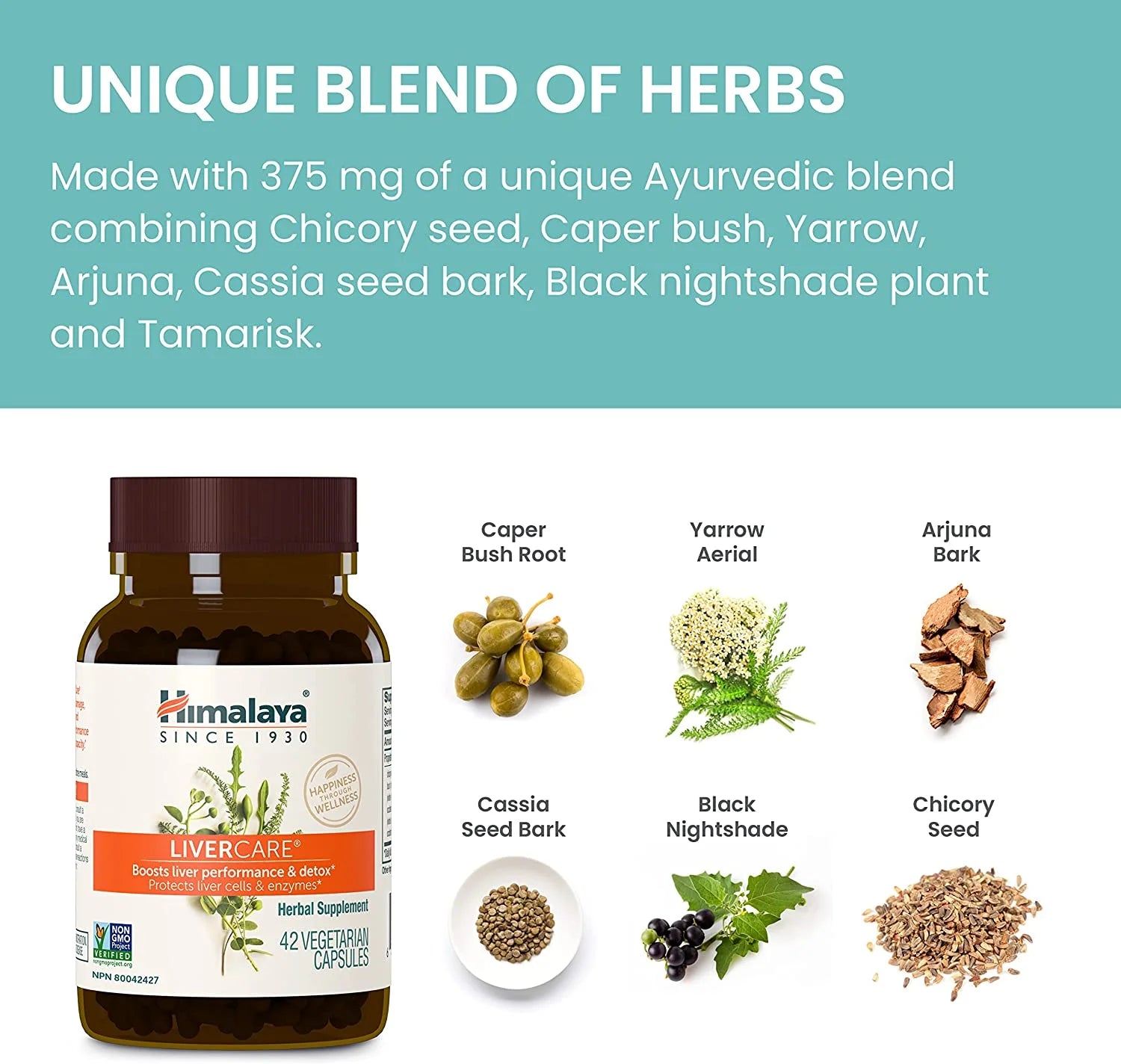 Livercare Supplement, Liver Cleanse Formula, Eliminates Waste, Cleansing, Vegan, Non-Gmo, 90 Capsules