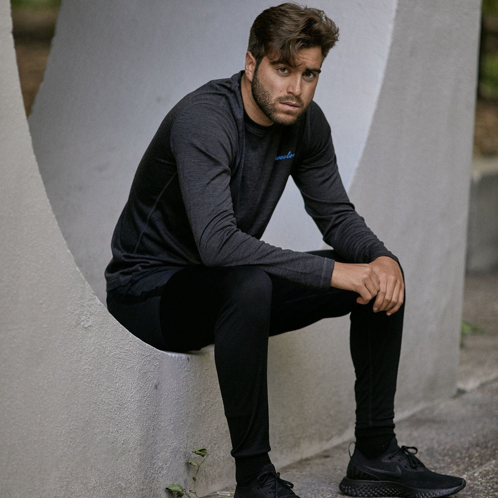 Men's 100% Merino Wool Long Underwear Base Layer Leggings 190 GSM - Midweight