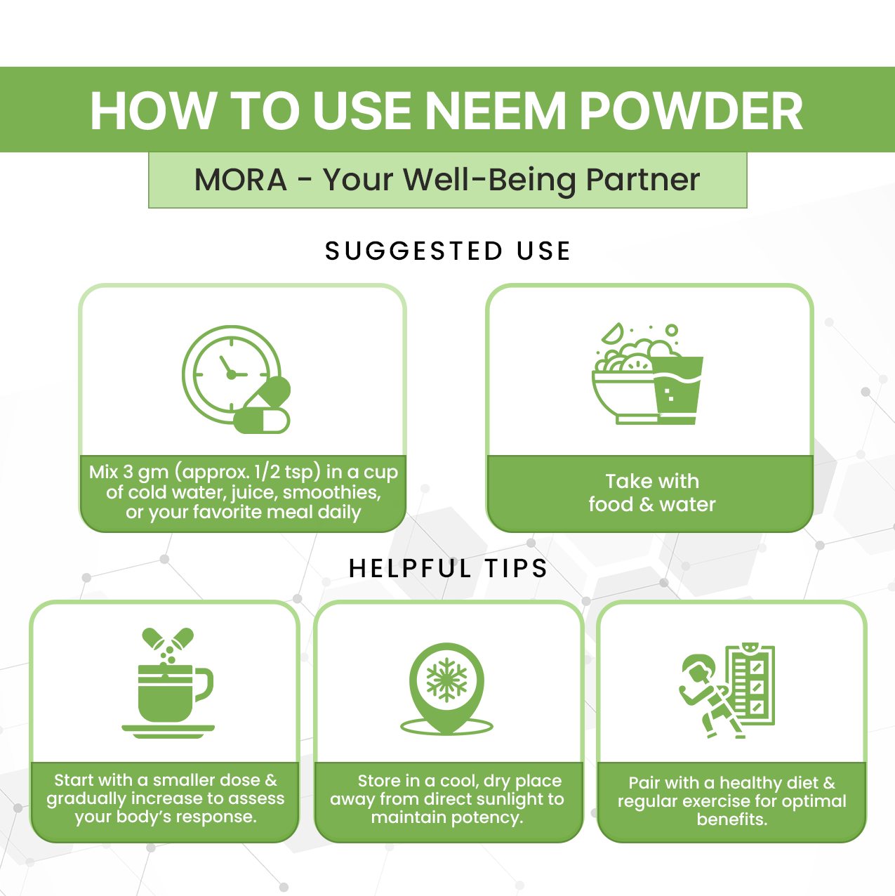 Neem Powder for Skin Purity, Health & Detox Support-2
