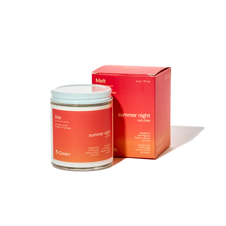 massage candle : melt
